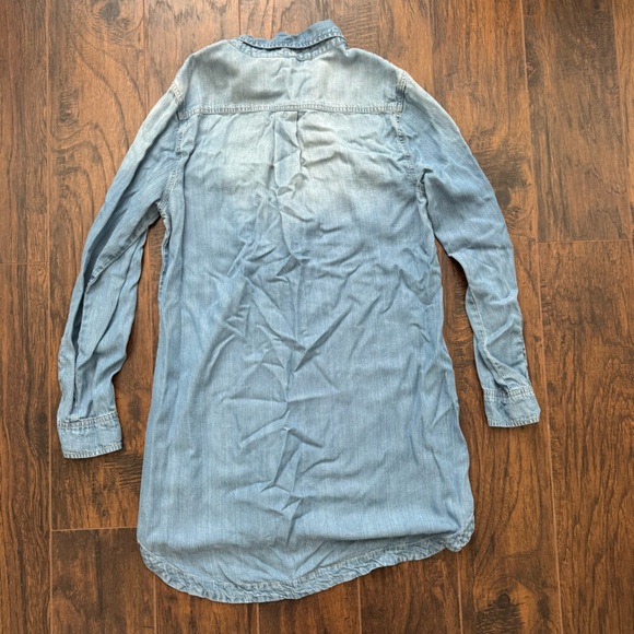 i Jeans By Buffalo Medium Denim Pullover Shirt Dress - Picture 3 of 6
